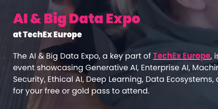 AI & Big Data Expo Europe 2025